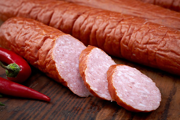 Image showing smoked sausage