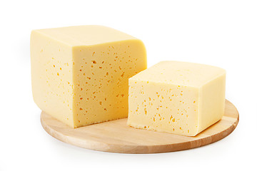 Image showing two pieces of cheese