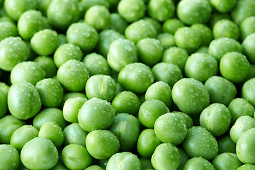 Image showing green peas background