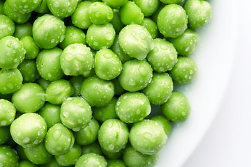 Image showing green peas