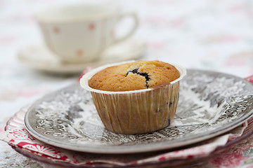 Image showing Blueberry muffin