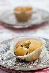 Image showing Blueberry muffins