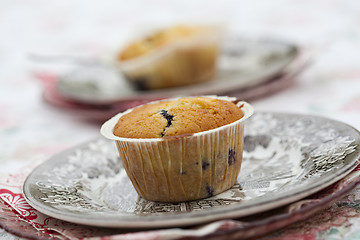 Image showing Blueberry muffins