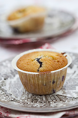 Image showing Blueberry muffins