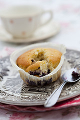 Image showing Blueberry muffin