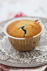 Image showing Blueberry muffin