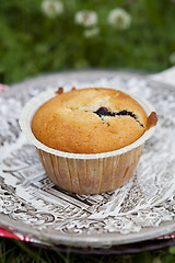 Image showing Blueberry muffin