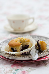 Image showing Blueberry muffin