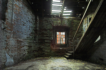 Image showing Abandoned store house