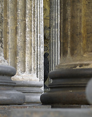 Image showing Columns of Ancient Kazansky Cathedral