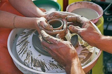 Image showing potters