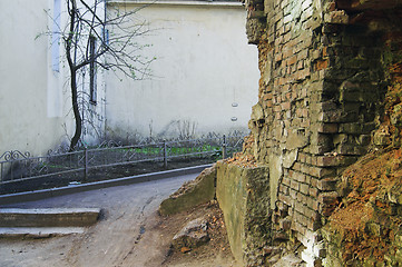 Image showing Destroyed wall