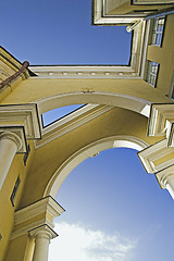 Image showing Intricate arched building
