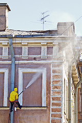 Image showing Cleaning service worker