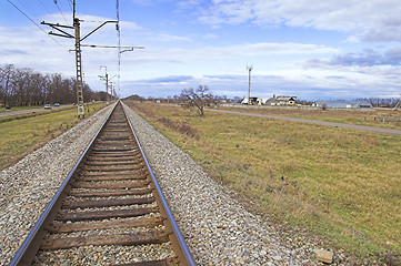 Image showing Railroad Embankment