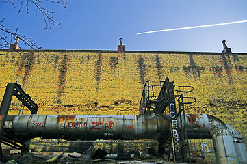 Image showing Back side of old building 