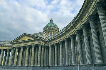 Image showing Kazansky Cathedral in Saint Petersburg, Russia.