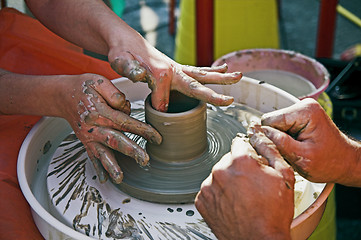 Image showing potters