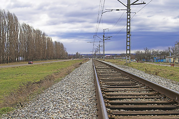 Image showing Railroad Embankment