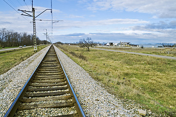 Image showing Railroad Embankment