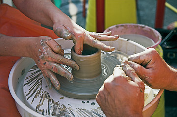 Image showing potters