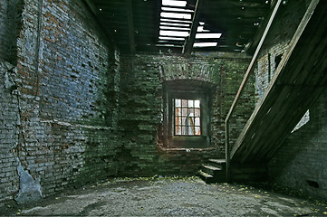 Image showing Abandoned store house