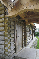 Image showing Ancient Russian loghouse