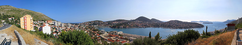 Image showing Dubrovnik port panorama
