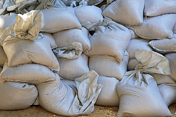 Image showing Sand bags