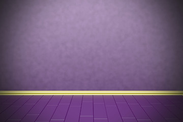 Image showing Empty purple wall