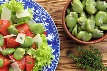 Image showing Vegetarian salad