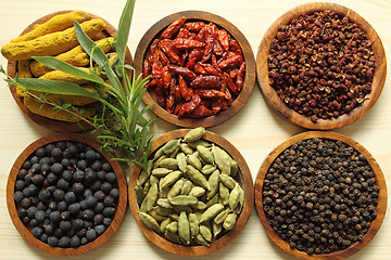 Image showing Spices and herbs