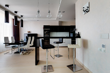 Image showing Modern kitchen interior