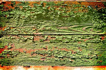 Image showing Old Painted Boards