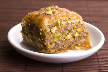 Image showing Baklava - traditional middle east sweet desert