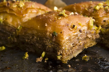 Image showing Baklava - traditional middle east sweet desert