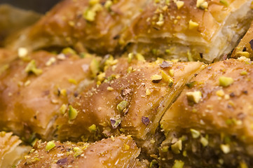 Image showing Baklava - traditional middle east sweet desert