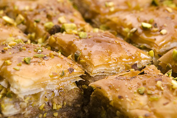 Image showing Baklava - traditional middle east sweet desert