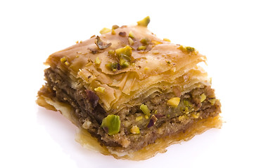 Image showing Baklava - traditional middle east sweet desert