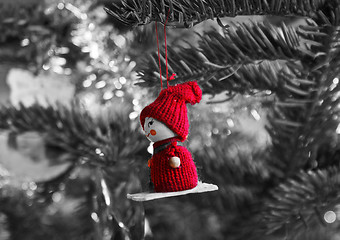 Image showing Red Christmas Decoration
