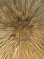 Image showing Brown abstract sharp background