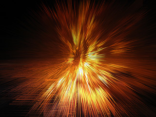 Image showing Fire explosion