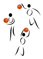 Image showing Vector basketball symbol