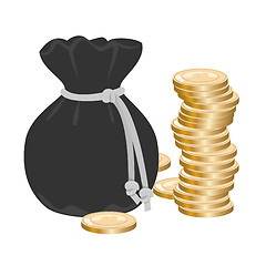 Image showing Sack with money