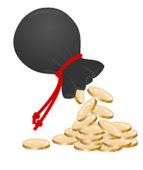 Image showing Sack with money