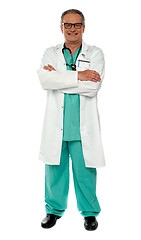 Image showing Medical expert standing with arms crossed