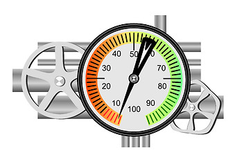 Image showing Fuel meter