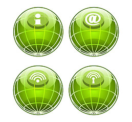 Image showing Website and internet icons 