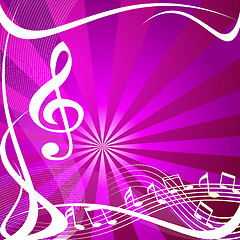 Image showing Music background