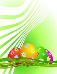 Image showing Easter eggs